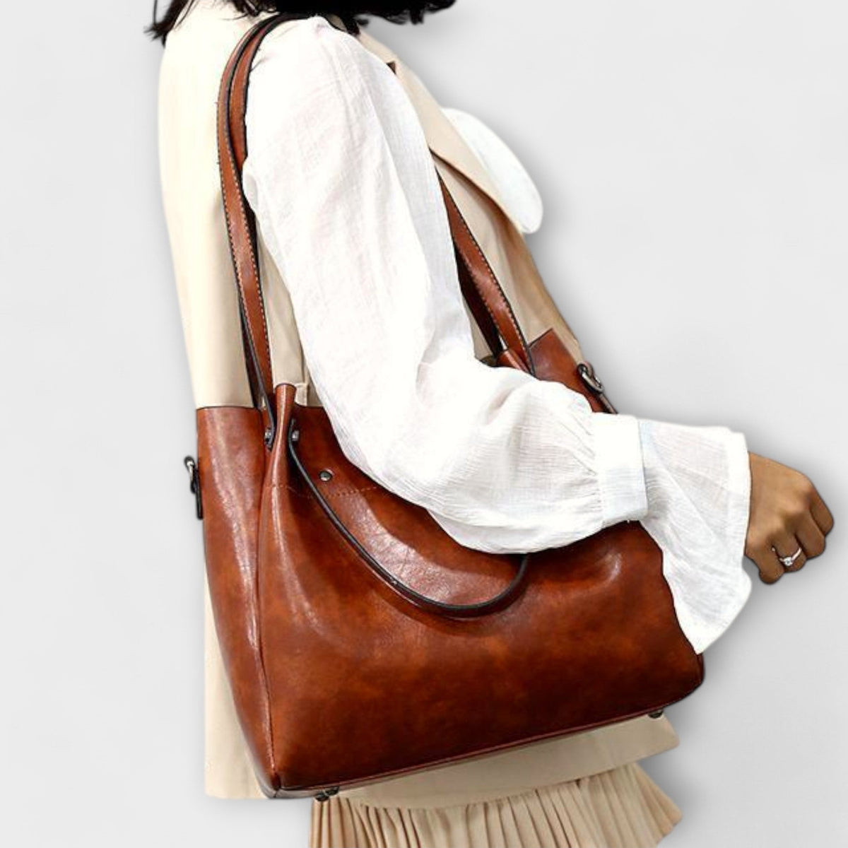 Olivia - 4-teiliges Vintage-Taschen-Set