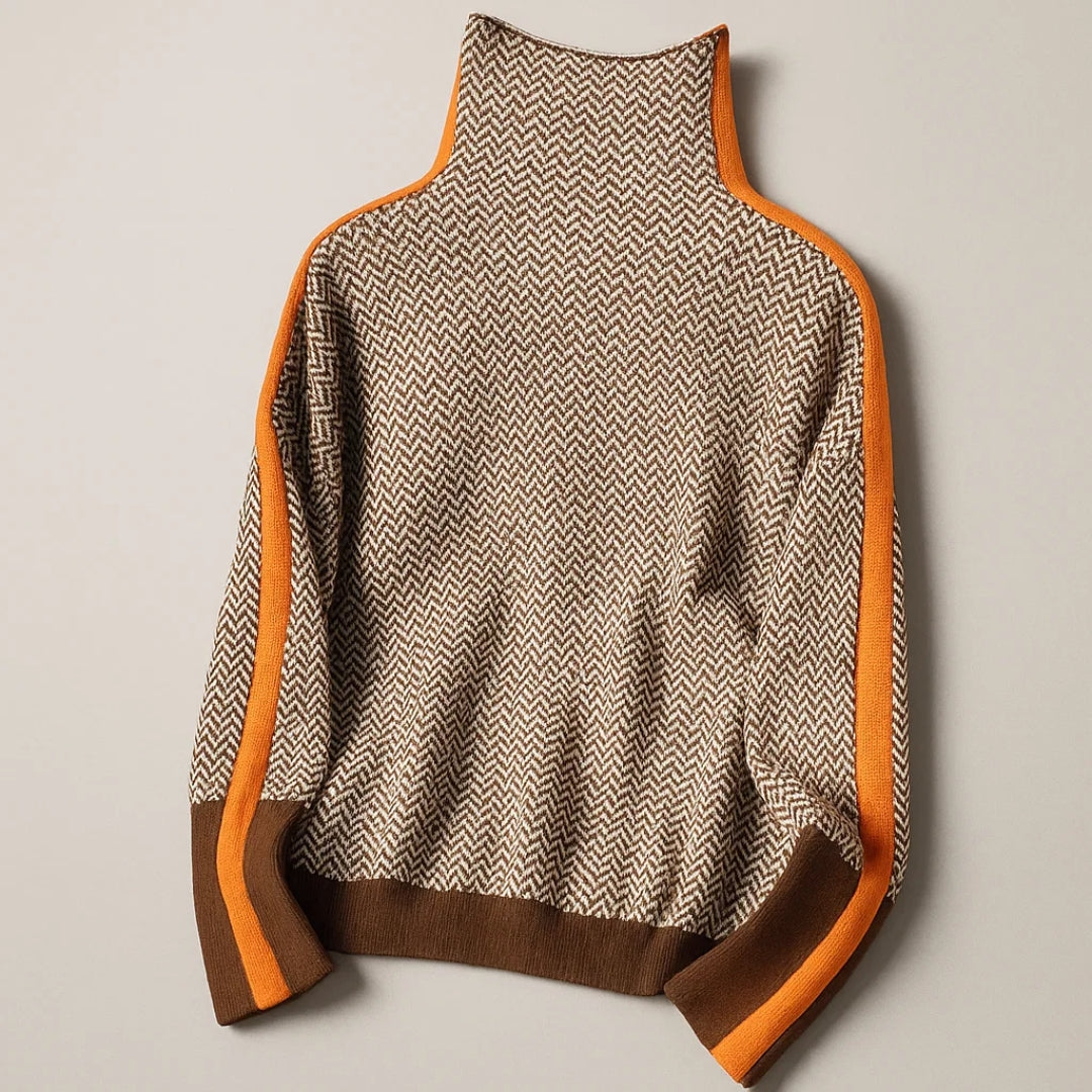 Marlene™ | Pullover mit hohem Kragen
