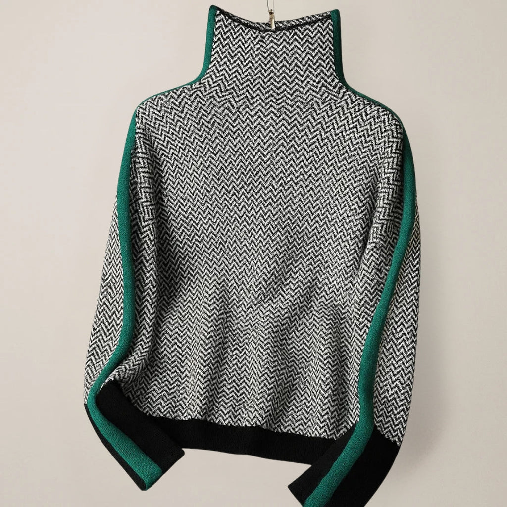 Marlene™ | Pullover mit hohem Kragen