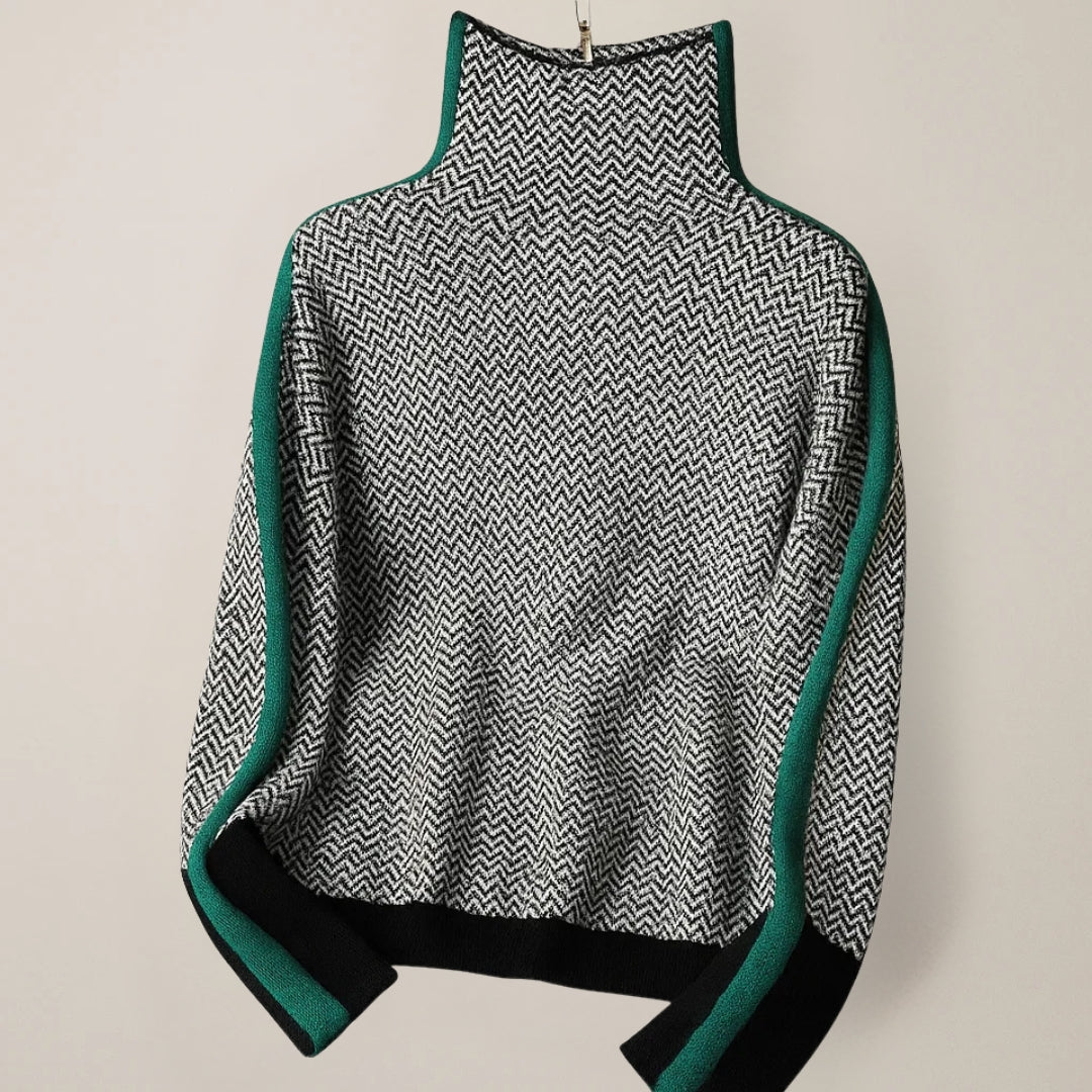 Marlene™ | Pullover mit hohem Kragen