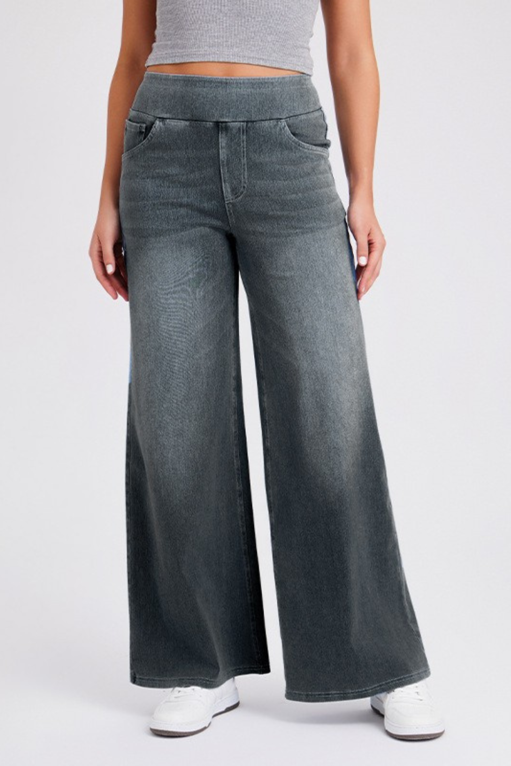 EMMA | Hoch taillierte Baggy-Hose