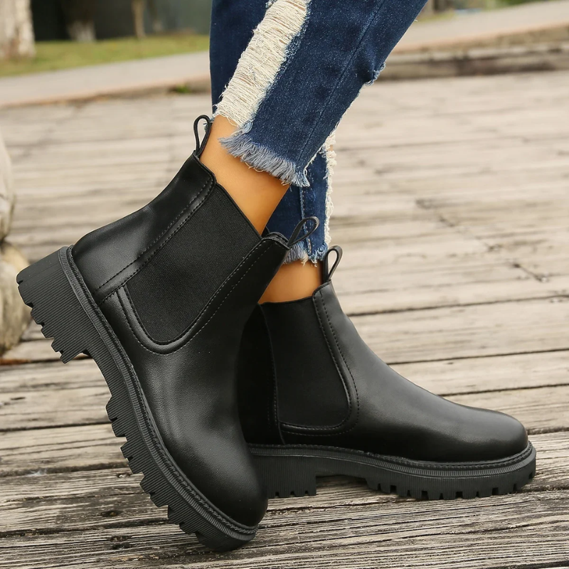 EVELINE - Robuste Chelsea-Stiefel