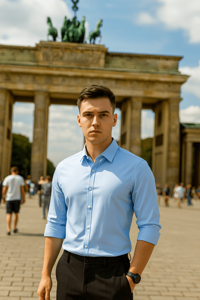 Lukas | Knitterfreies Stretchhemd für Herren