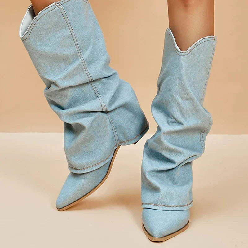 VICTOIRE - Denim Boots