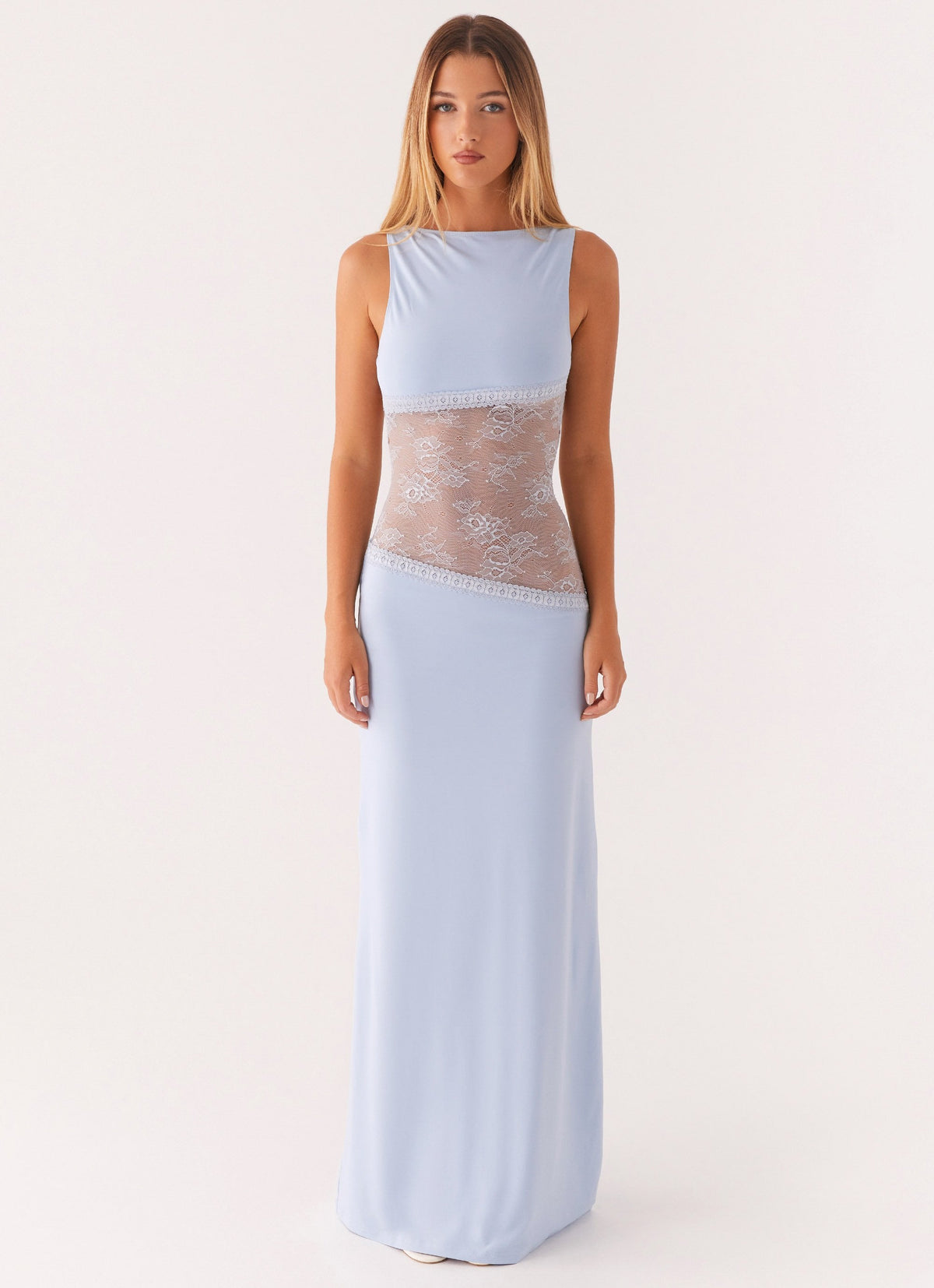 SELENA | Feminines Maxikleid mit Zarter Spitze