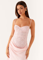 SARAH | Maxikleid mit Zarter Spitze