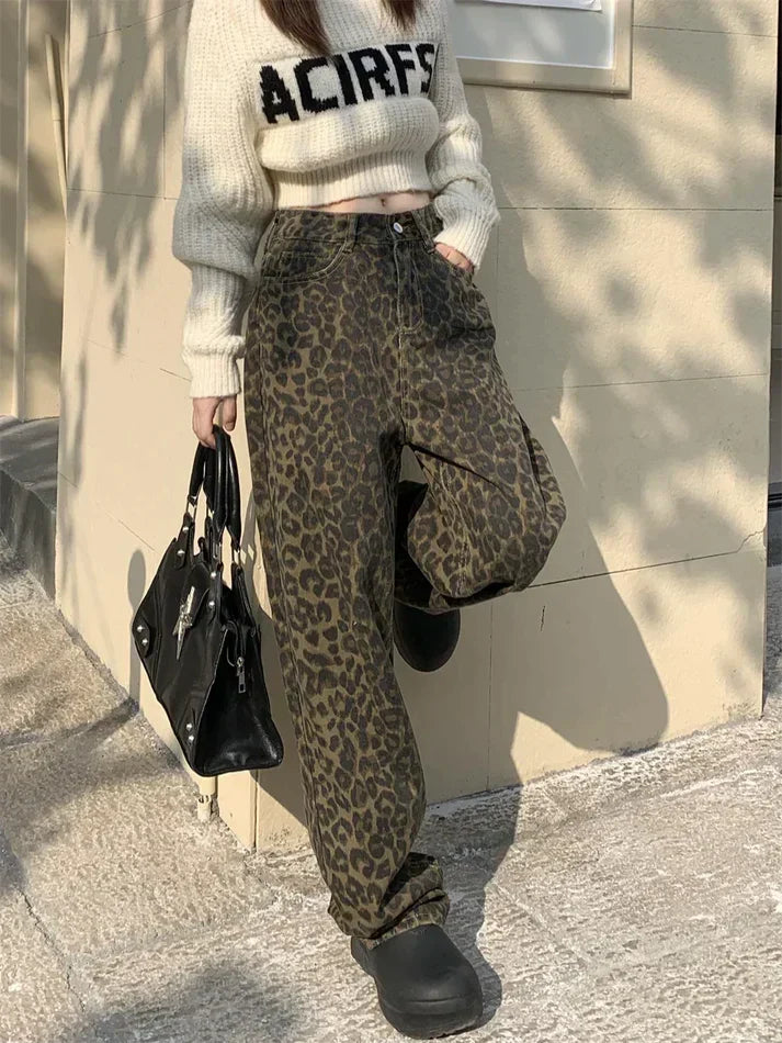 CRISA - Trendige Leopardenhosen