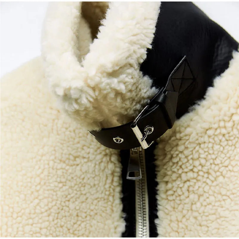 JASMIN | Weicher Teddy-Mantel