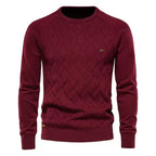 Theodor | Herrenpullover mit Rautenmuster