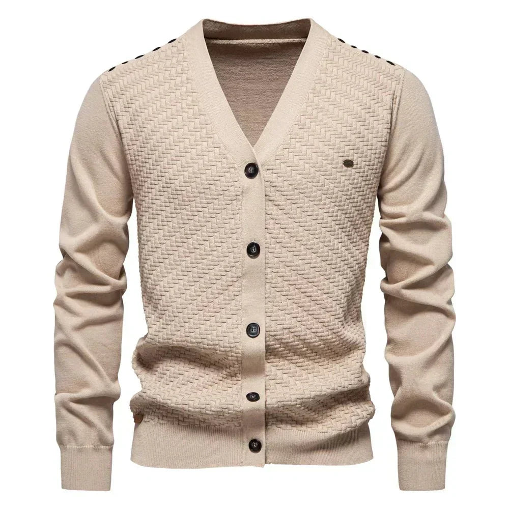 Schneider | Warmer Herren Cardigan mit V-Ausschnitt