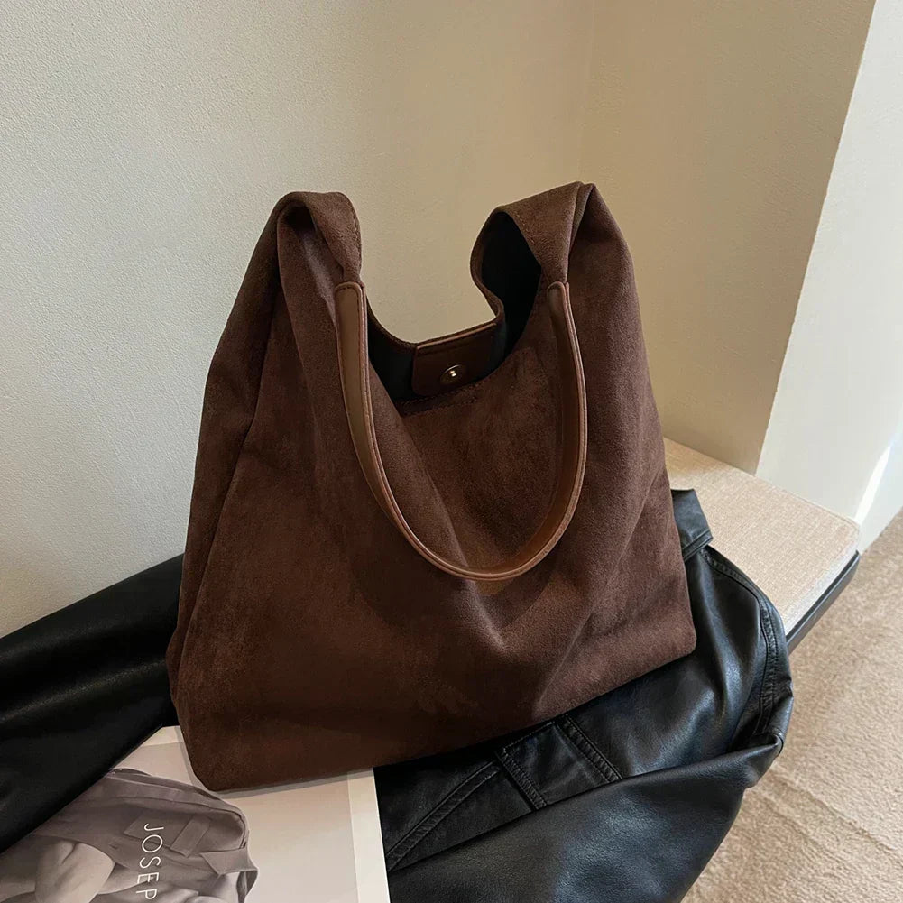 MILLE | Suede Tote Bag