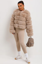 ROSIE | Glamouröse Faux-Fur Jacke