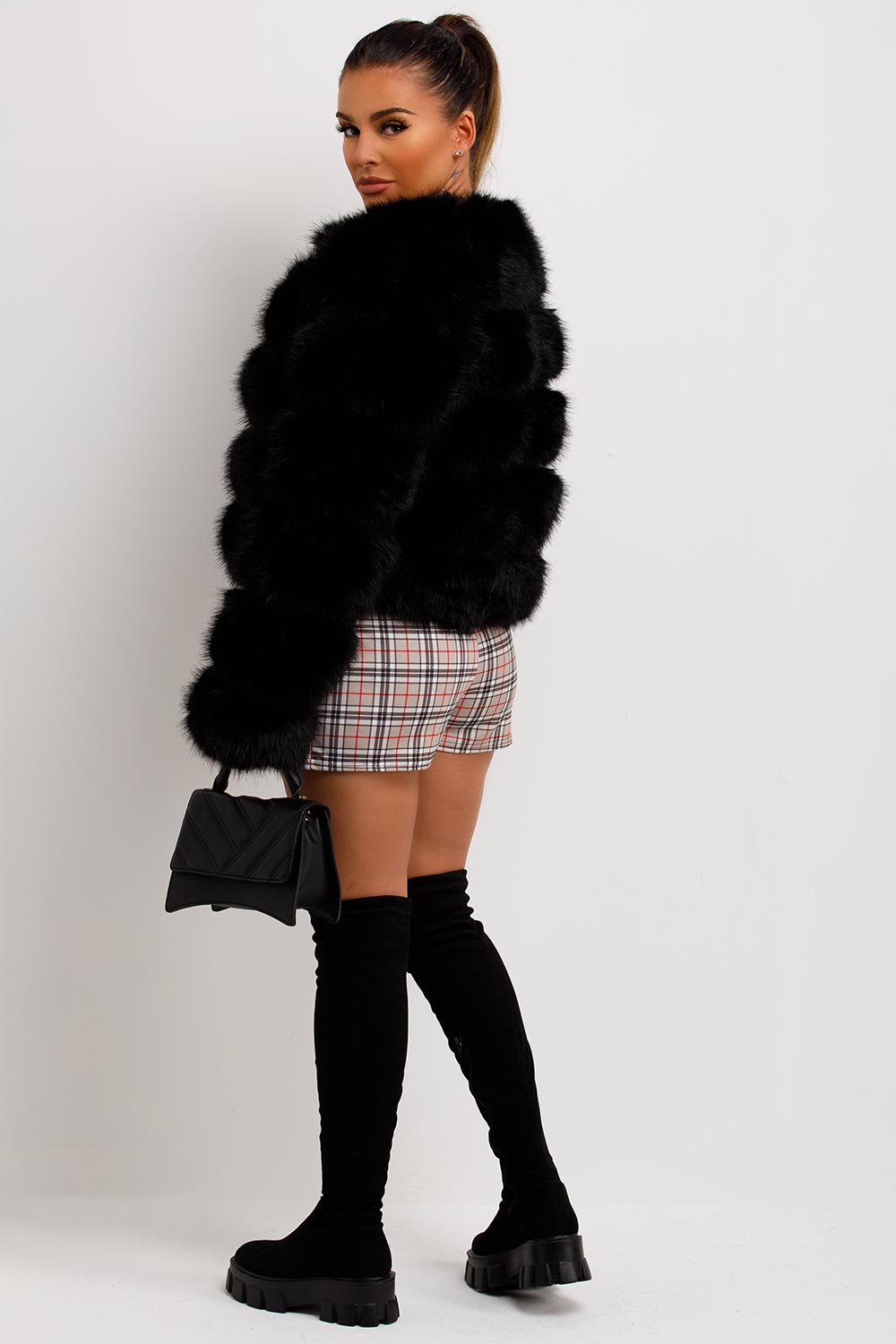 ROSIE | Glamouröse Faux-Fur Jacke