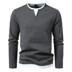 Alwin | Premium Langarmshirt aus gekämmter Baumwolle