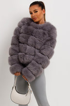 ROSIE | Glamouröse Faux-Fur Jacke