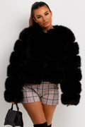 ROSIE | Glamouröse Faux-Fur Jacke