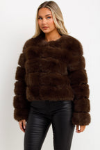 ROSIE | Glamouröse Faux-Fur Jacke