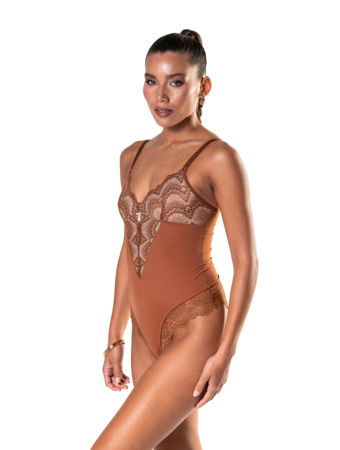 TRIANA | Half-Laced Bodysuit
