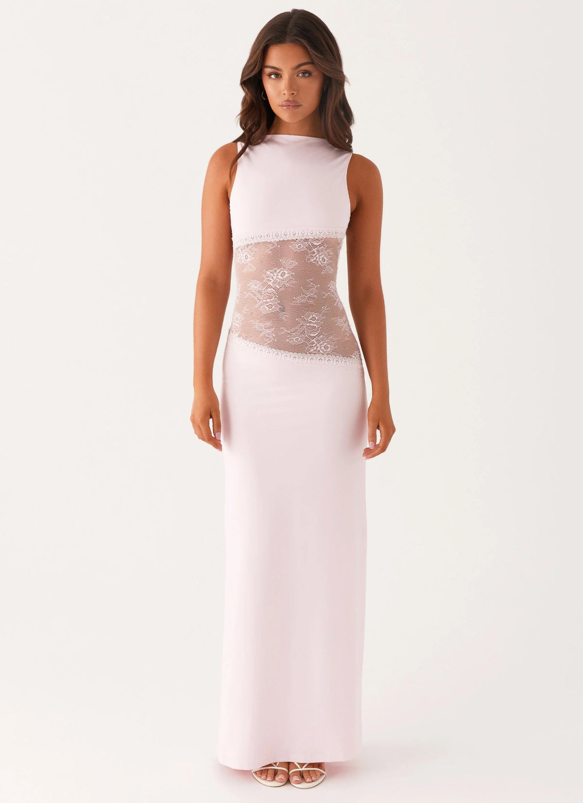SELENA | Feminines Maxikleid mit Zarter Spitze