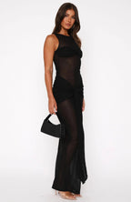 HONEY | Chic Maxikleid aus Transparentem Mesh