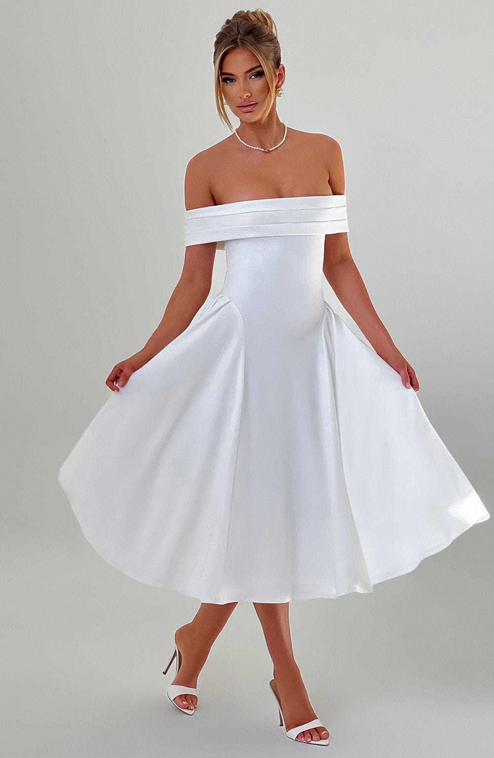 IMANI | Elegantes Midikleid