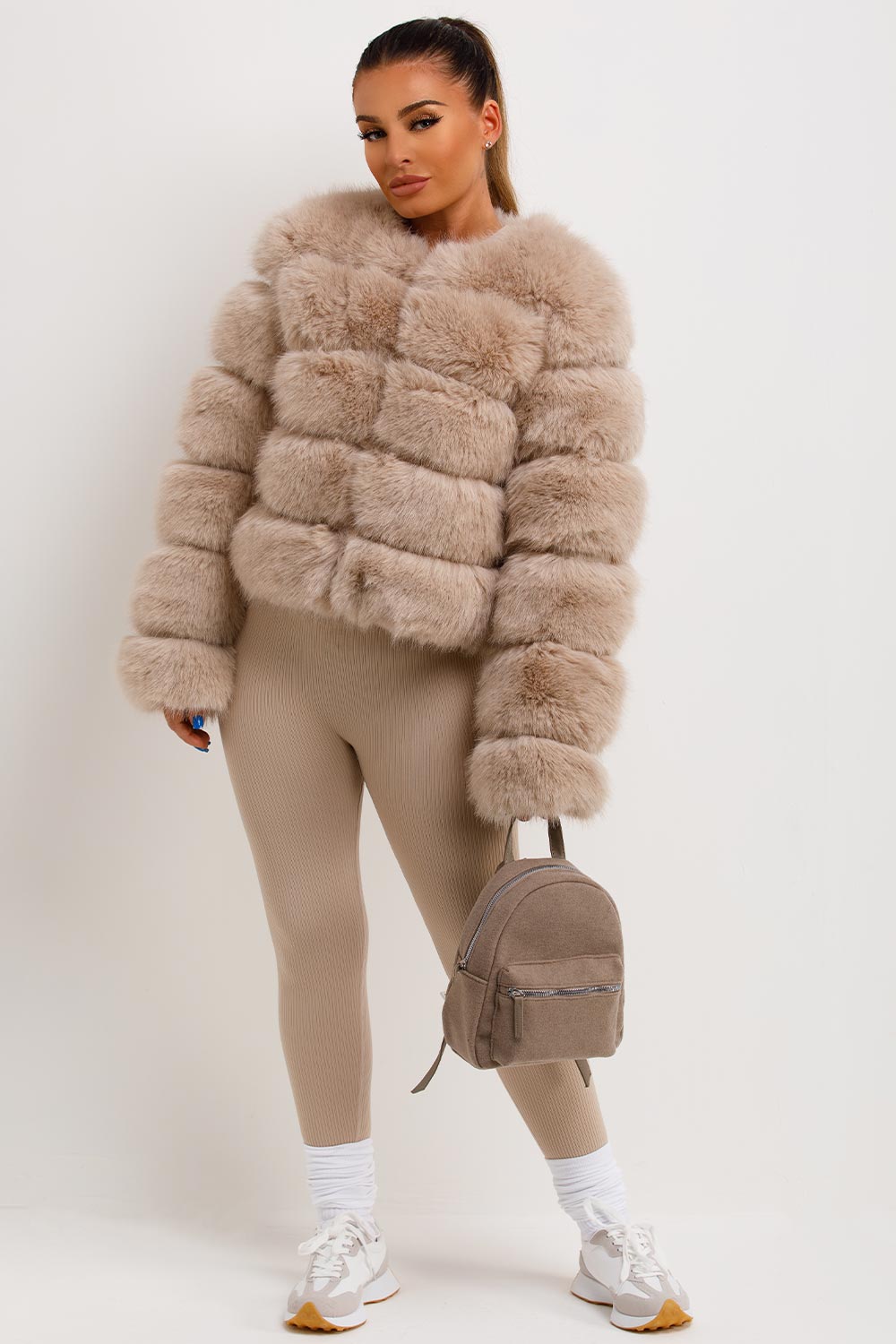 ROSIE | Glamouröse Faux-Fur Jacke