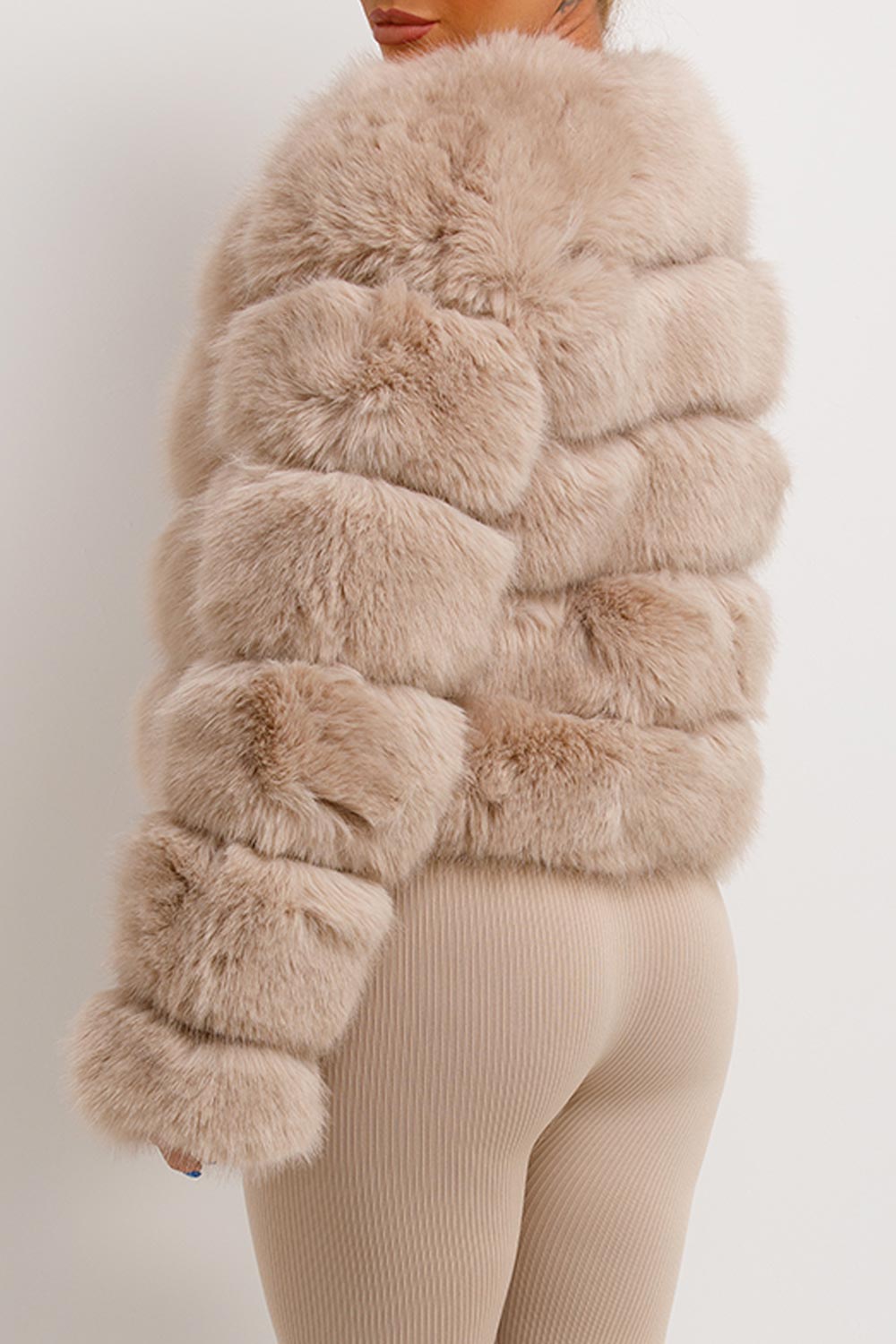 ROSIE | Glamouröse Faux-Fur Jacke